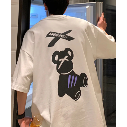 Camiseta Moda Streetwear Urso X no Rosto Novo!