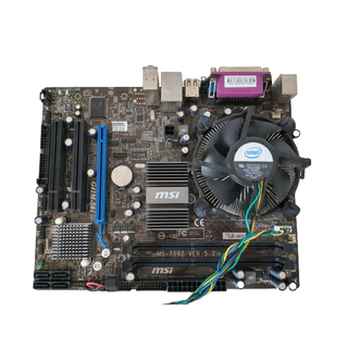 Kit Placa Mãe Msi G41m-s01 Lga 775 Ddr3 C/ Processador