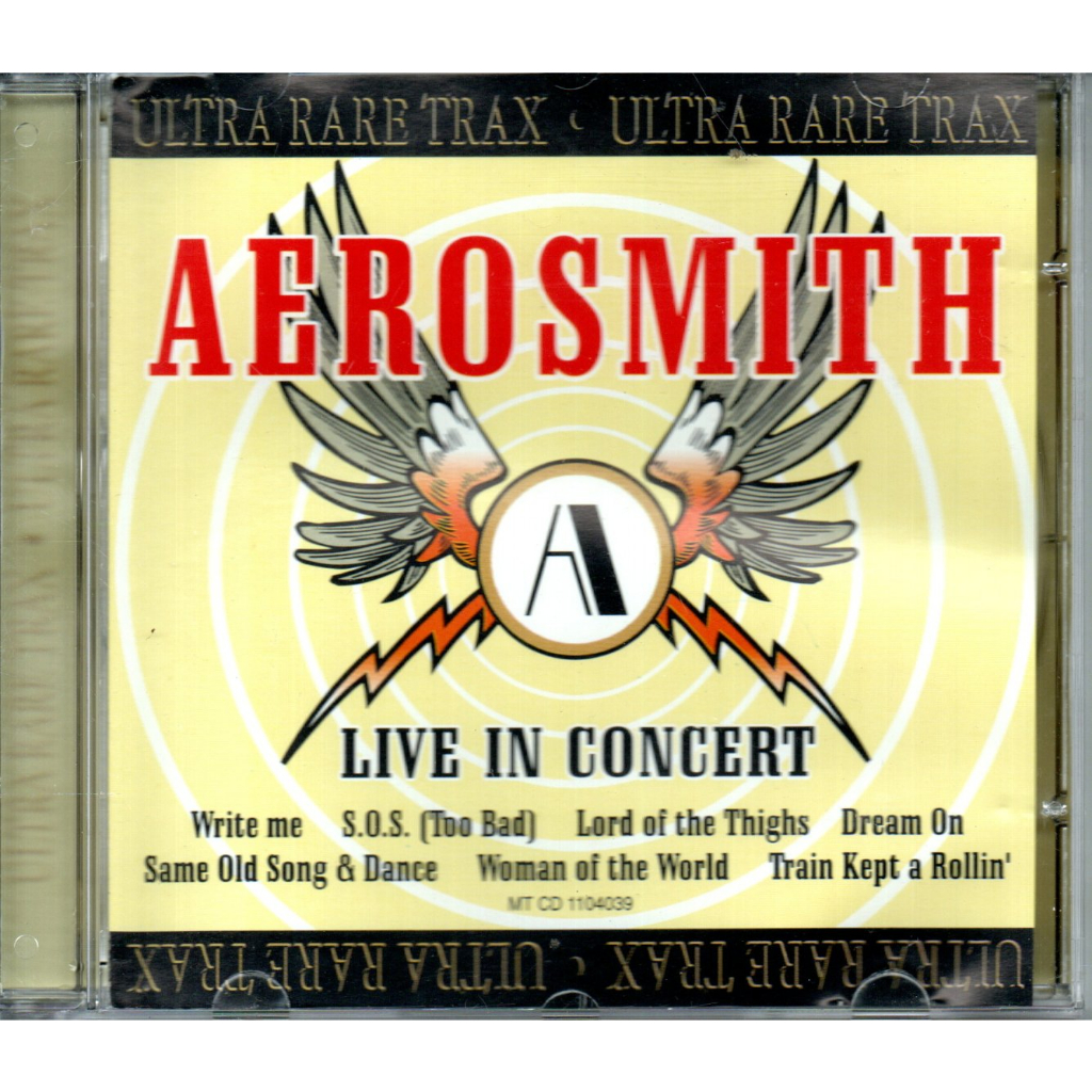 CD AEROSMITH - LIVE IN CONCERT ULTRA RARE TRAX ( 1997 ) | Shopee Brasil