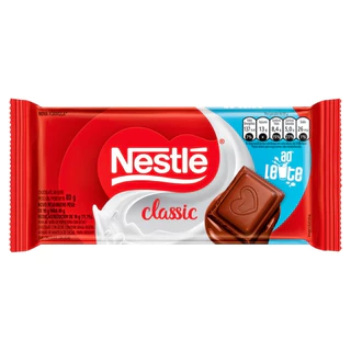 Chocolate Ao Leite Classic Pacote 80 G