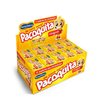 Pacoca Pacoquita Quadrada Embrulhada 20g Sta Helena Amendoim