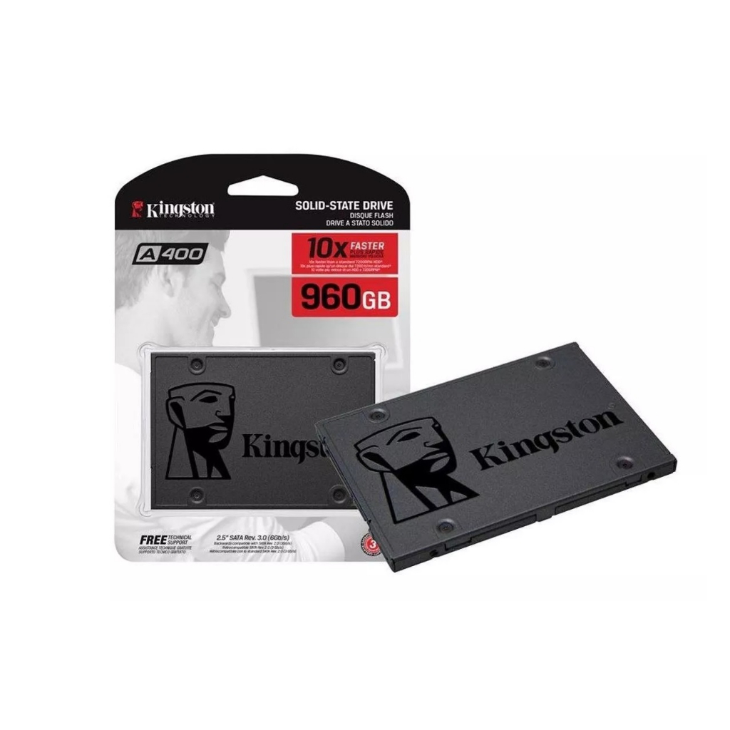 SSD Kingston 960GB A400 2,5 Pol Sata 3 6gb/s Sata 2 3gb/s | Shopee