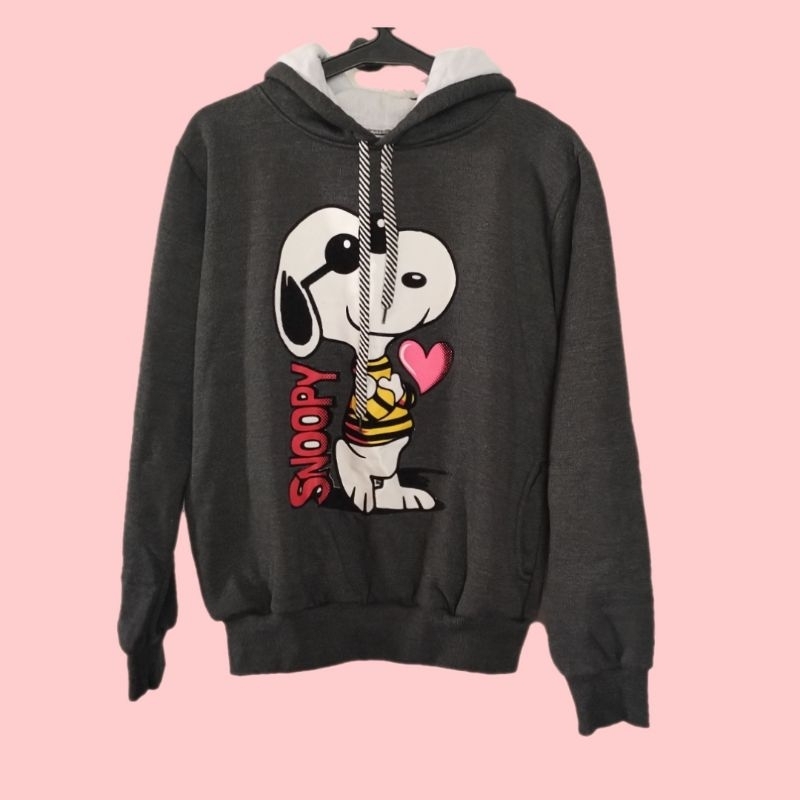 Jaqueta Moletom Snoopy Feminina | Shopee Brasil