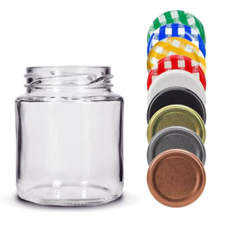 24 potes Belém 240ml c/ tampas Metálicas