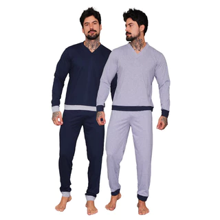Kit 2 Pijamas Masculino em Oferta na Shopee