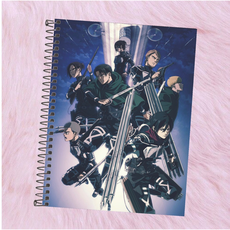 Caderno Attack On Titan Shingeki No Kyojin 1 Materia 96folha