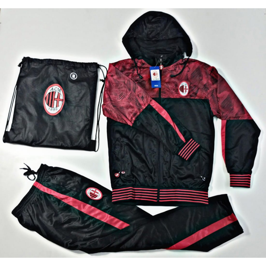 conjunto Agasalho de Frio Adulto Milan blusa/calca +bag