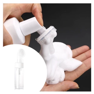 Frasco Pump Espumador Com Escova De Silicone Para Limpeza Facial Skin Care 100ML/120ML/150ML