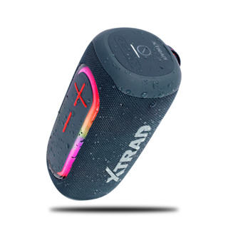 Caixa de Som Bluetooth RGB Resistente a Agua Potente Portátil XTRAD WS-801