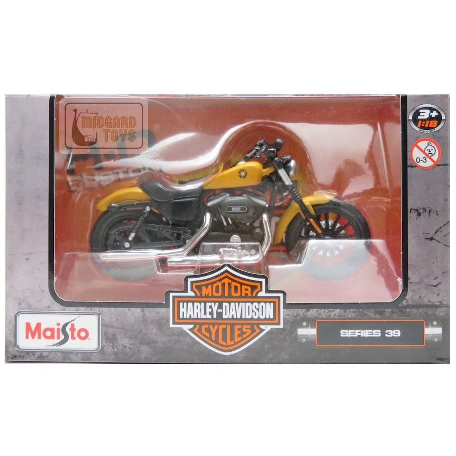 Moto Harley Davidson - HD Custom - 1/18 - Maisto | Shopee Brasil