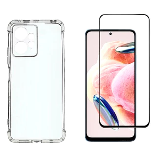 Capinha Capa + Película de Vidro 3D Note 12 4g Xiaomi Redmi