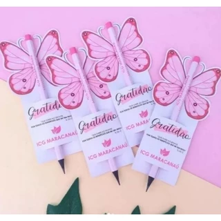 10 Card com Lápis Personalizado