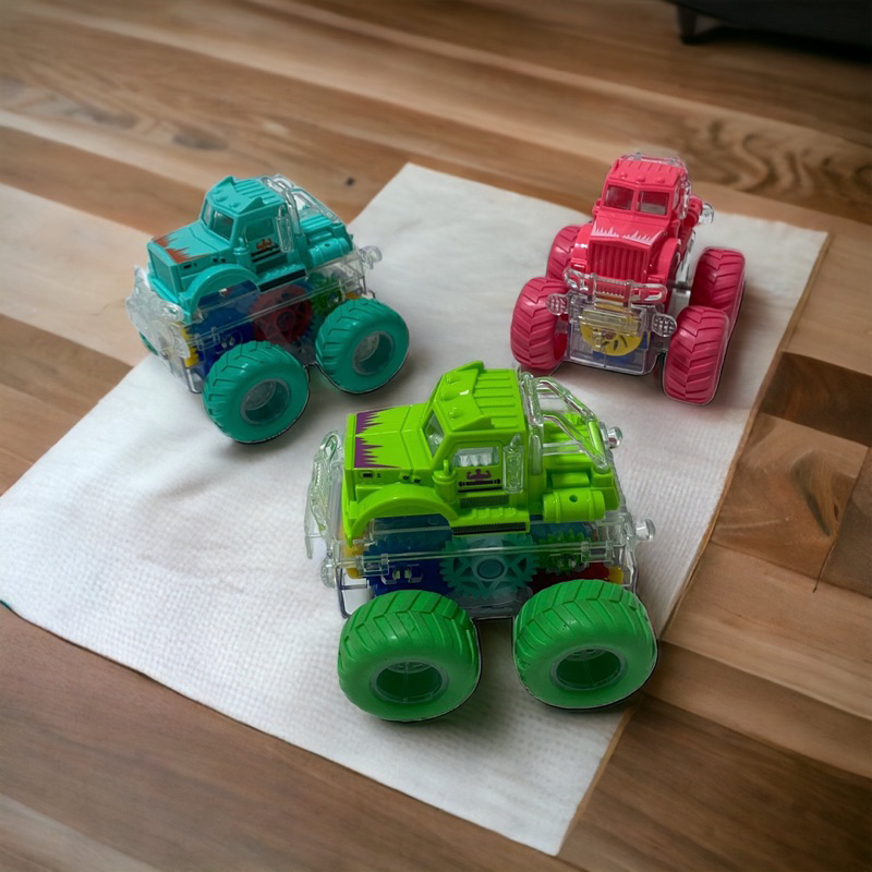 Carrinho Fricção Dutetoys Truck Big Foot Brinquedo Radical 4x4 Jipe Camionete Fusca Picape Miniatura