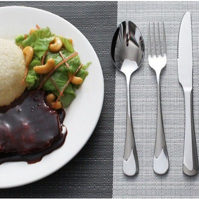 18 Peças Talheres De Aço Inox Faca Garfo Colher Promoção