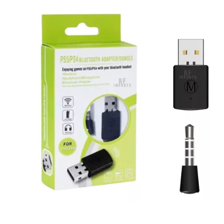 Adaptador Bluetooth Usb P/ Fone De Ouvido Sem Fio Ps4 Dongle