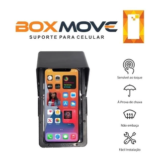 Suporte Impermeável para Celular Smartphone Ideal para Motos BoxMove TOP