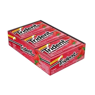 Chicle Trident 21un Mondelez Morango