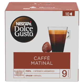 Cápsula Caffe Matinal Com 10 Unidades Dolce Gusto 140g