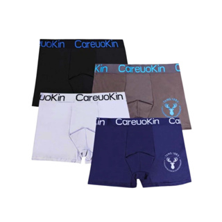 Kit 4 Cuecas Boxer de Algodão / Masculino