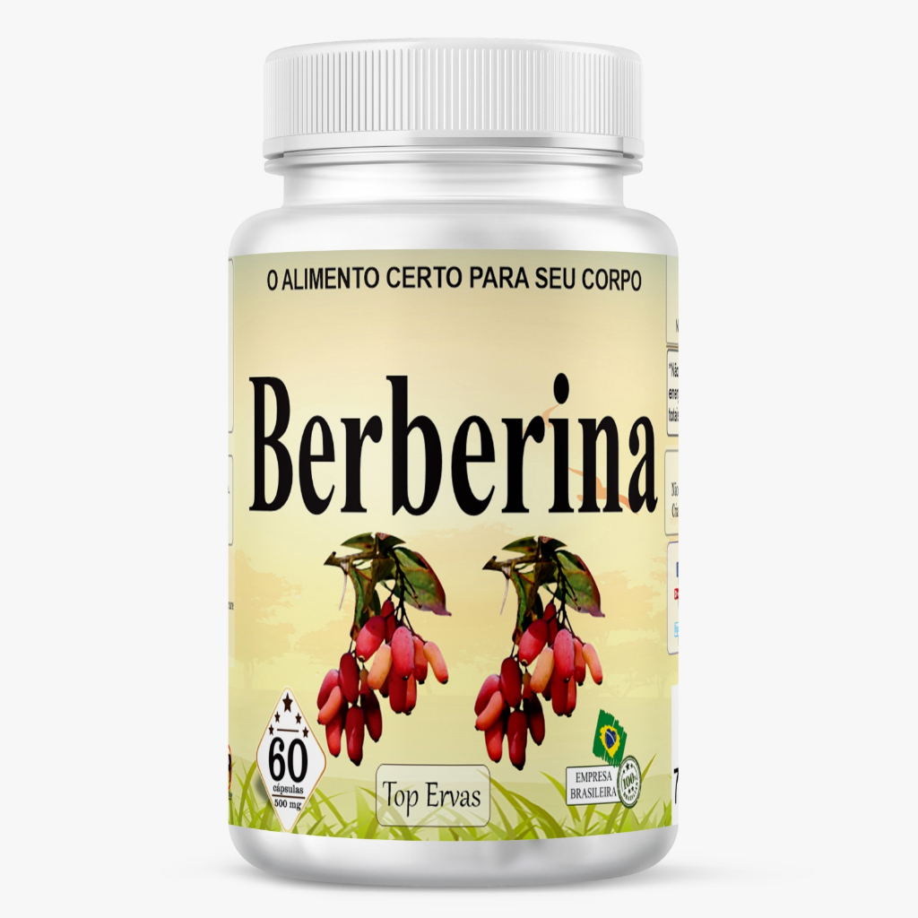 Berberina 540 caps p/ emagrecer com saúde(100% puro ) | Shopee Brasil