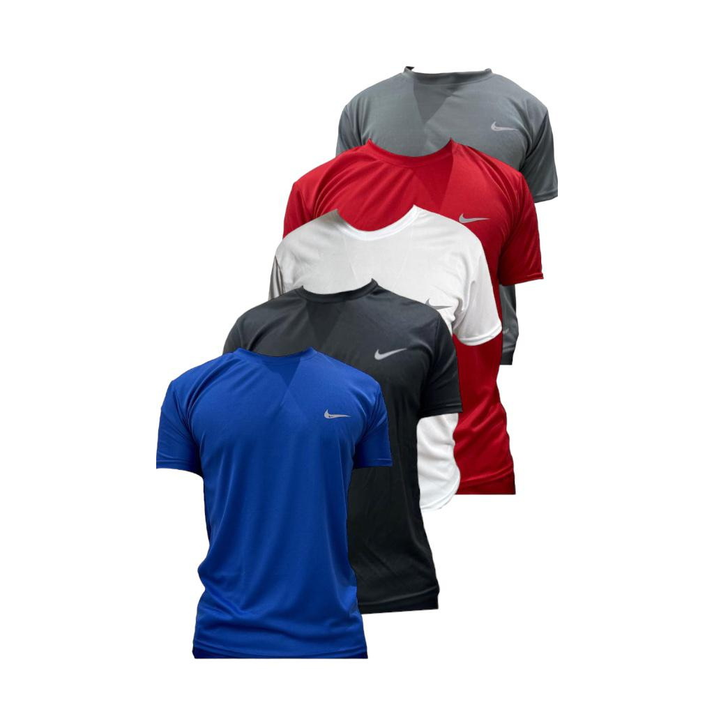 Kit 5 Camisas Esportivas Dry Fit Academia Corrida Modelo 2023 !