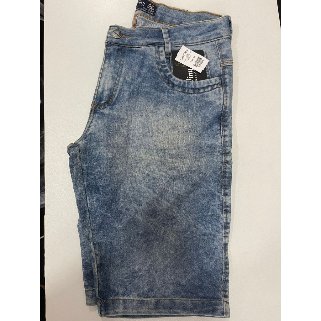 Bermudas jeans masculinas baratas sales brás