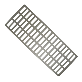 Grelha Alumínio P/ralo Linear 20x50 (18,5x48,5) Sem Suporte