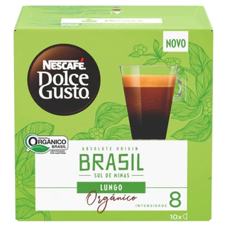 Cápsula Lungo Organico Dolce Gusto Com 10 Unidades 80g