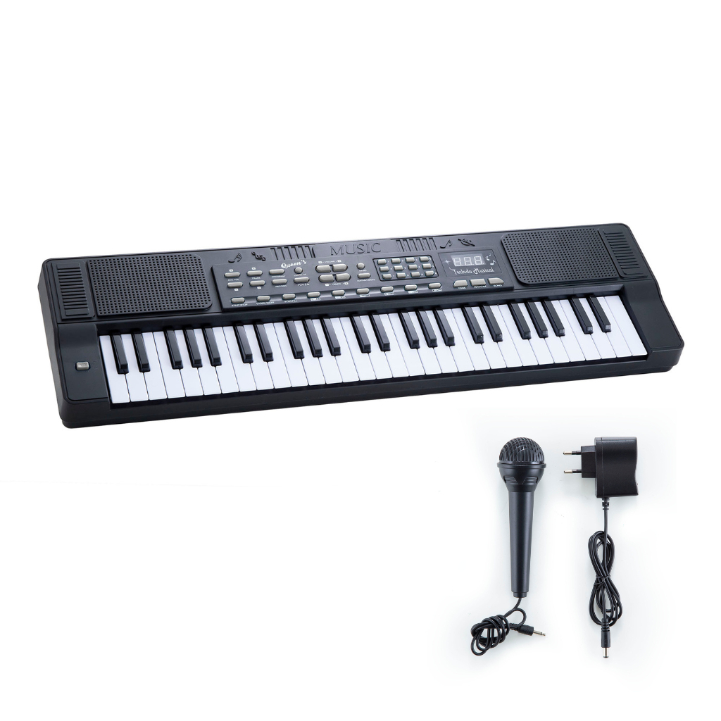 Teclado Musical Queen´s 54 teclas Para Iniciantes