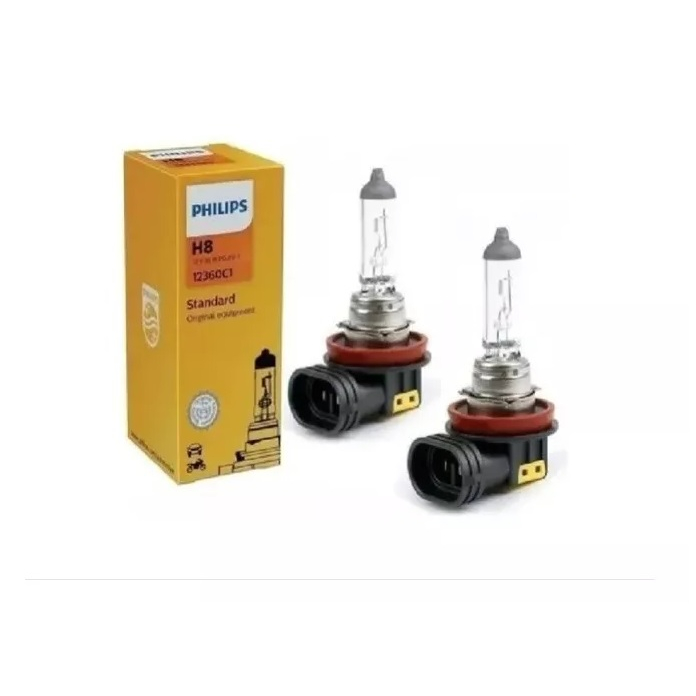 Par 2 Lampada H8 55w Philips 12v 35w