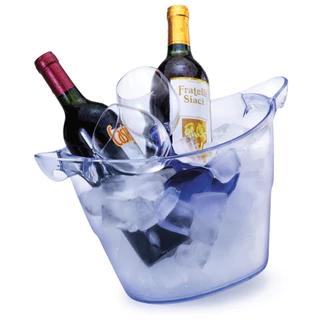 Balde De Gelo Acrílico Para Evento Drink Grande Gourmet 7 Litros