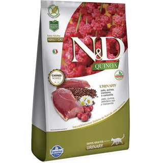 Ração Farmina N&D Quinoa Urinary Pato para Gatos Adultos 1,5kg