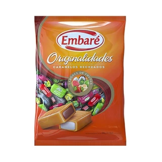 Bala Caramelo Recheado Originalidades Sortido Embaré 600gr