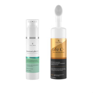 Combo Sabonete Life C 150ml + Sérum Immortalité 50ml Tulípia