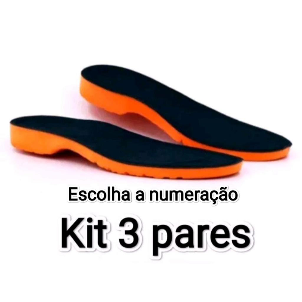 Kit Pares Palmilha Ortop Dica De P U Em Gel Anti Impacto Anat Mica Confort Shopee Brasil