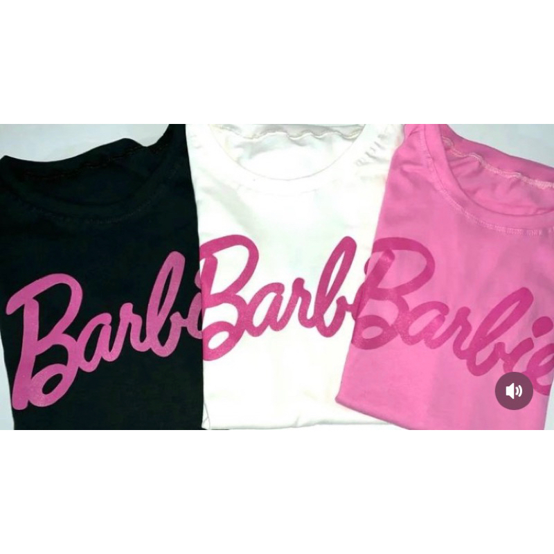 Camiseta Tchirt Barbie 100% algodão