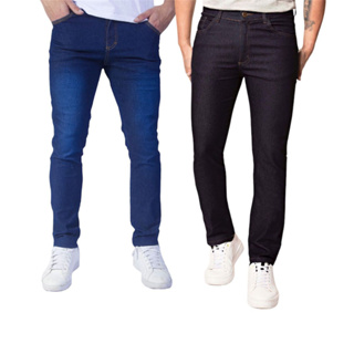 Kit 2 Calça Jeans Masculina Slim Lycra/Elastano Ducam Skinny