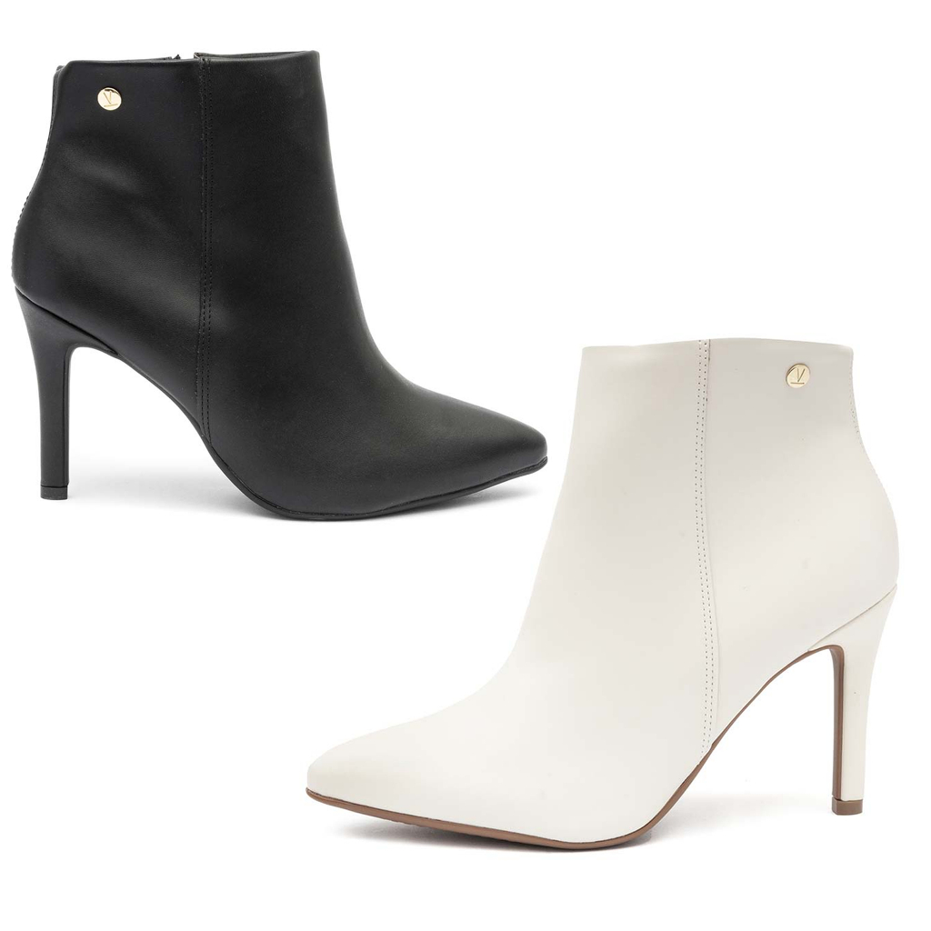 Ankle Boot Feminino Preto Salto Fino - Compre Agora Online