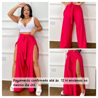 Conjunto feminino: calça envelope + blusa larguinha