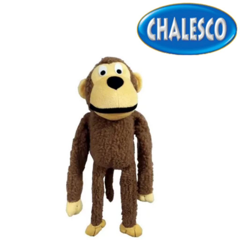 Pelúcia Macaco Almofada Animal Macaquinho Infantil Fofo 20Cm