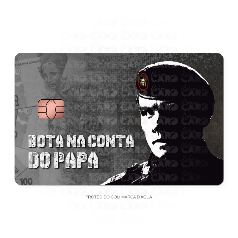 Bota na conta do papa | SOBRECARD (Película Para Cartão) | Shopee Brasil
