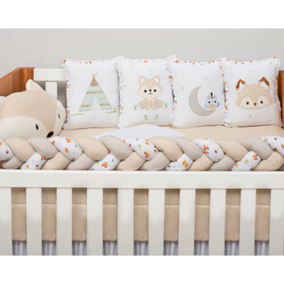 Kit De Berço 10 Peças Baby Magia Menino Menina Baby Vários Modelos Brubrelel Berço Americano