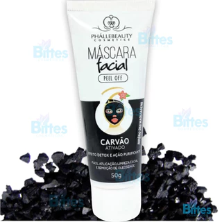 MÁSCARA FACIAL CARVÃO ATIVADO PHÁLLEBAUTY COSMÉTICOS EFEITOX DETOX