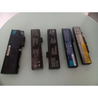 5 baterias de notebook( sucata para reaproveitamento de células)