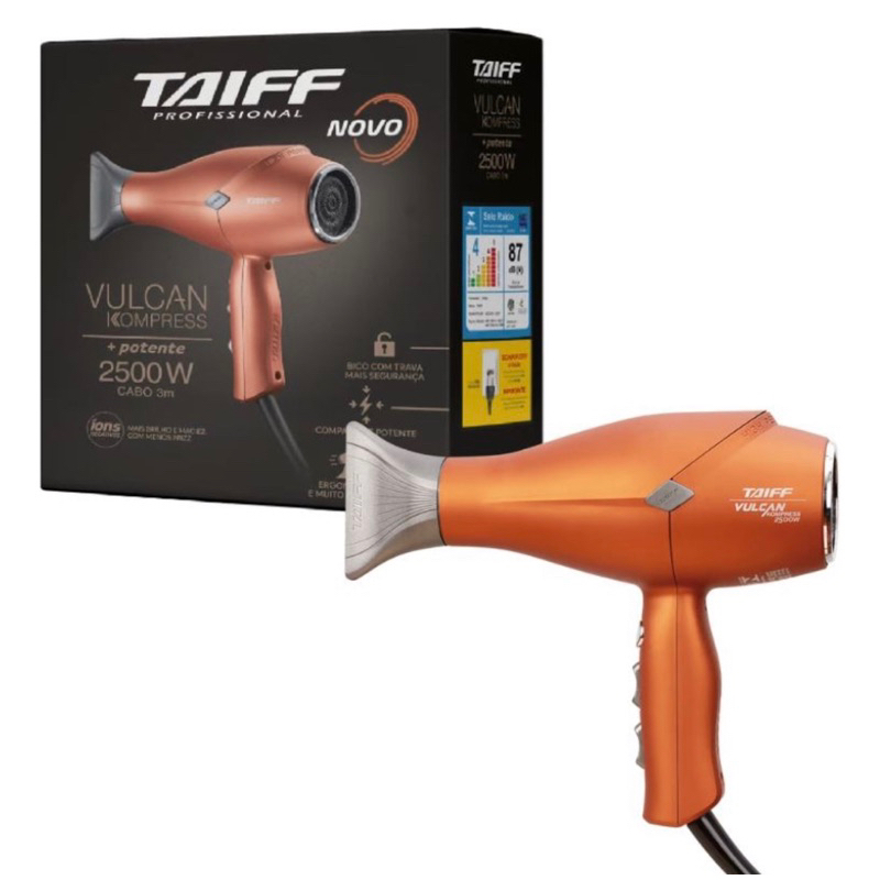 Taiff Secador De Cabelo Profissional Vulcan 2500w - 220v