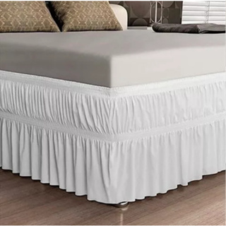 Saia Para Cama Box Queen, Casal, King, Solteiro Com 2 Elástico em Toda Volta