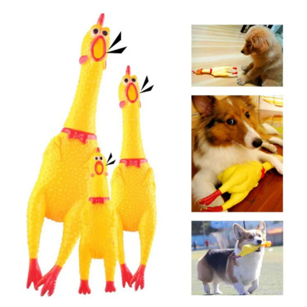 Encharcado De Frango De Borracha Brinquedos Brinquedos Cão Animal De  Estimação Gritando Frango Para Crianças Festa Gadgets Presentes Brinquedo  De Aperto Sono De $112,82