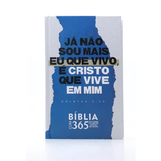 Bíblia Sagrada 365 | RC | Letra Hipergigante | Capa Dura | Já Não Sou Mais Eu