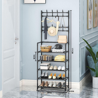 Rack Sapateira Arara Organizadora cabideiro suporte Multiuso Sapato Tenis Roupa Closet Quarto Armários