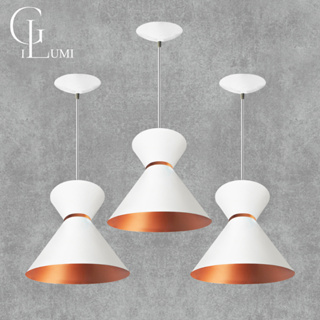 Kit Com 3 Pendentes Lustres Estilo Arandela 100% alumínio Luxo Variedades Em Cores GL ilumi